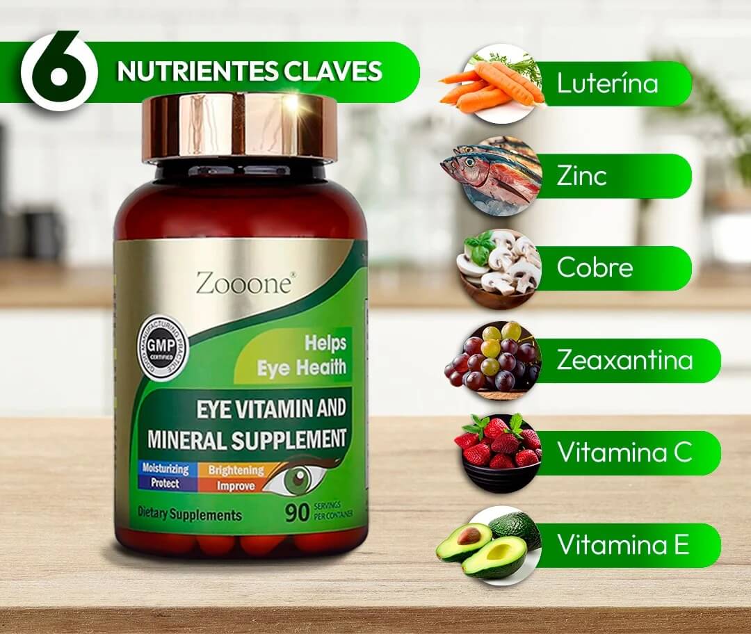 👁️ 2x1 SUPLEMENTO DE PROTECCIÓN Y SALUD OCULAR ZOOONE™ ✅