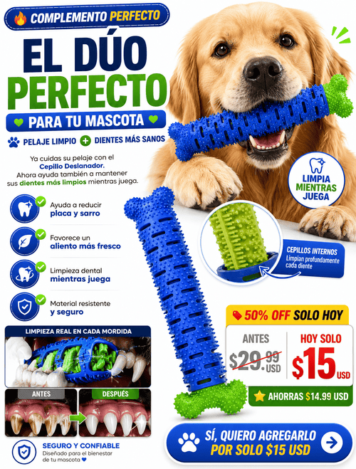 JUGUETE HUESO LIMPIADOR DENTAL