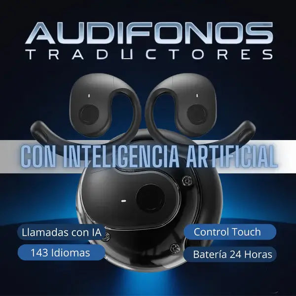 Auriculares Bluetooth de traducción con Inteligencia Artificial T1