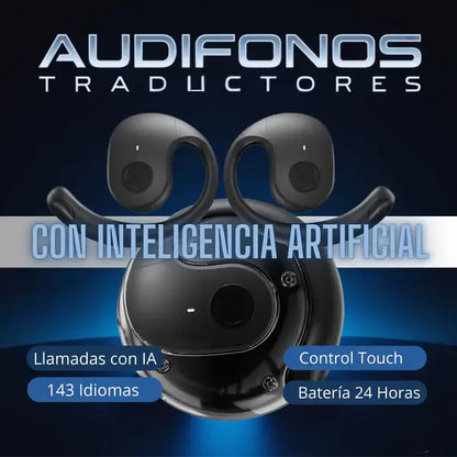 Auriculares Bluetooth de traducción con Inteligencia Artificial T1